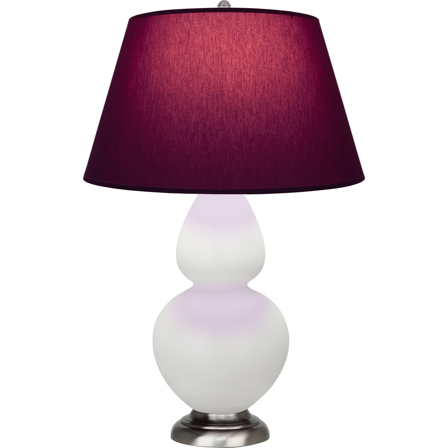 Robert Abbey - MLY59P - One Light Table Lamp - Double Gourd - Matte Lily Glazed Ceramic w/Antique Silvered