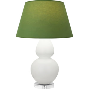 Robert Abbey - MLY62G - One Light Table Lamp - Double Gourd - Matte Lily Glazed Ceramic w/Lucite