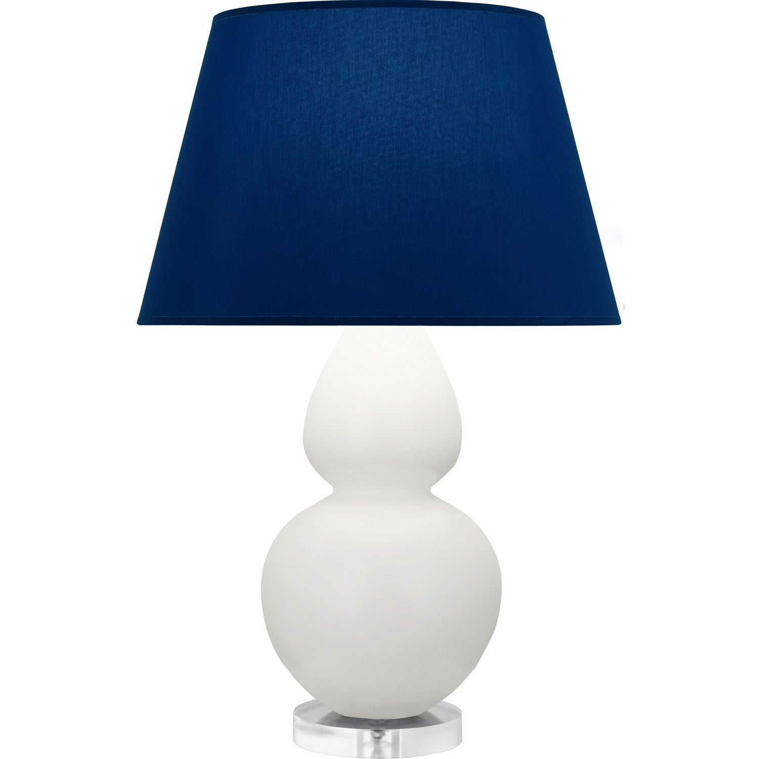 Robert Abbey - MLY62N - One Light Table Lamp - Double Gourd - Matte Lily Glazed Ceramic w/Lucite