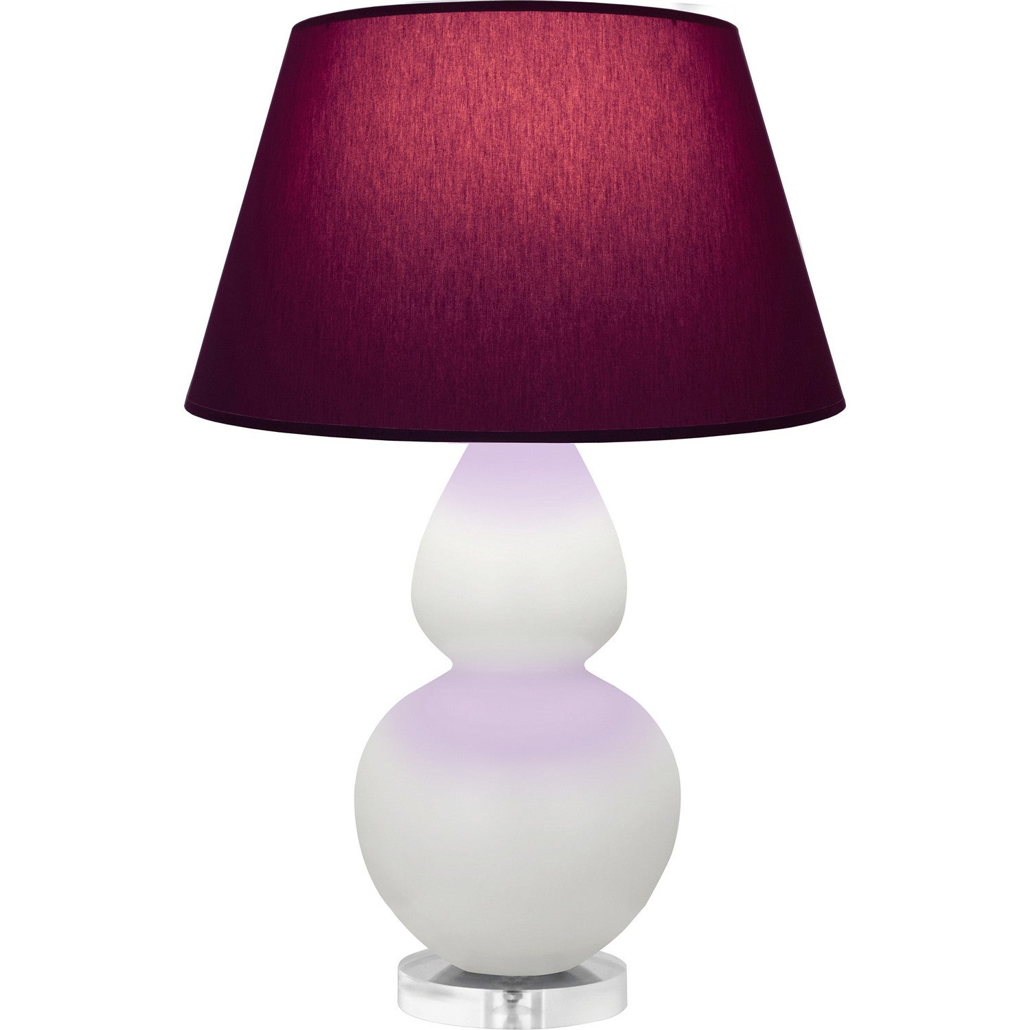 Robert Abbey - MLY62P - One Light Table Lamp - Double Gourd - Matte Lily Glazed Ceramic w/Lucite