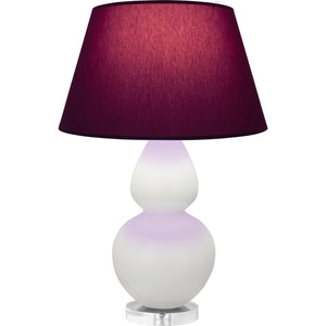 Robert Abbey - MLY62P - One Light Table Lamp - Double Gourd - Matte Lily Glazed Ceramic w/Lucite
