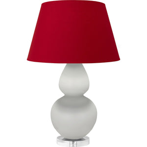 Robert Abbey - MLY62R - One Light Table Lamp - Double Gourd - Matte Lily Glazed Ceramic w/Lucite