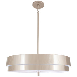 Robert Abbey - S918 - LED Pendant - Elliott - Polished Nickel Painted White