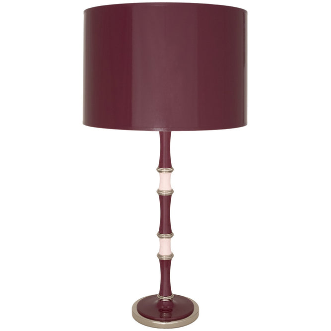 Robert Abbey - SM72RWX - One Light Table Lamp - Kane - Sugar Plum, Rose Water w/Polished Nickel