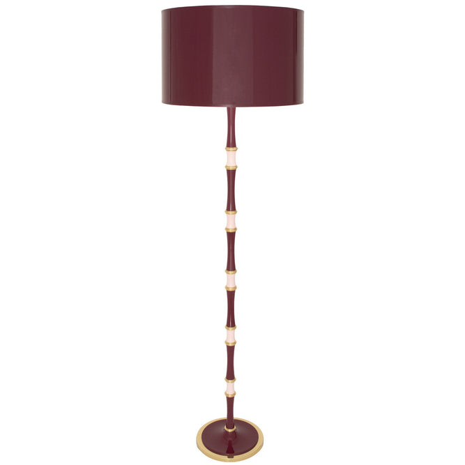 Robert Abbey - SM73RWX - One Light Floor Lamp - Kane - Sugar Plum, Rose Water w/Modern Brass