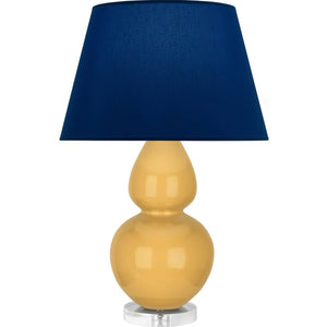 Robert Abbey - SU23N - One Light Table Lamp - Double Gourd - Sunset Glazed Ceramic w/Lucite