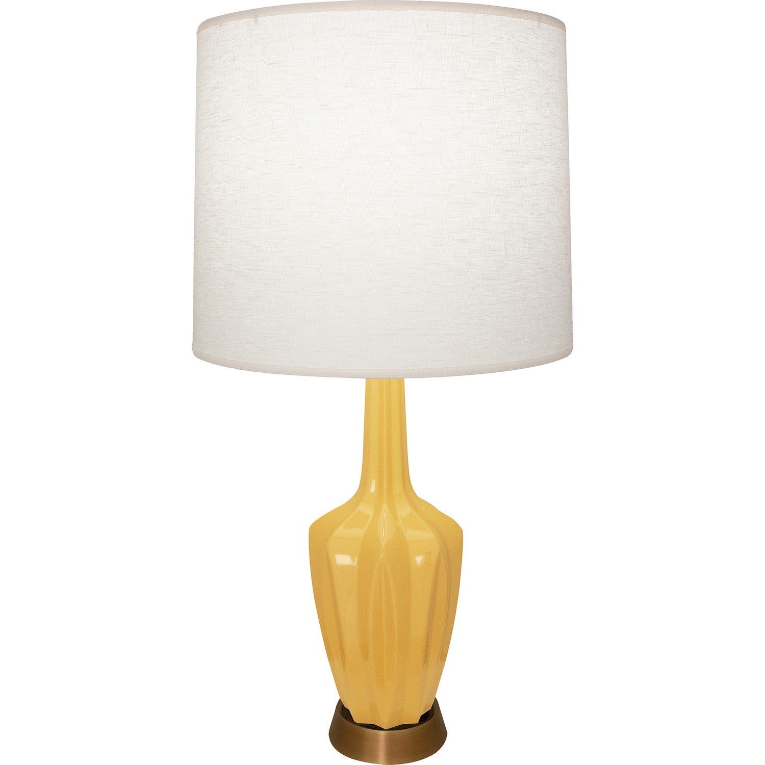 Robert Abbey - SU36 - One Light Accent Lamp - Emma - Sunset Glazed Ceramic w/Warm Brass
