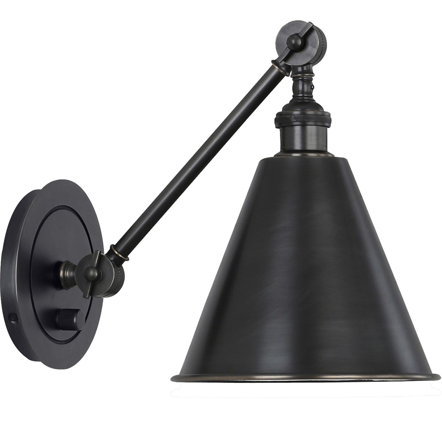 Robert Abbey - Z2417 - One Light Wall Sconce - Alloy - Deep Patina Bronze