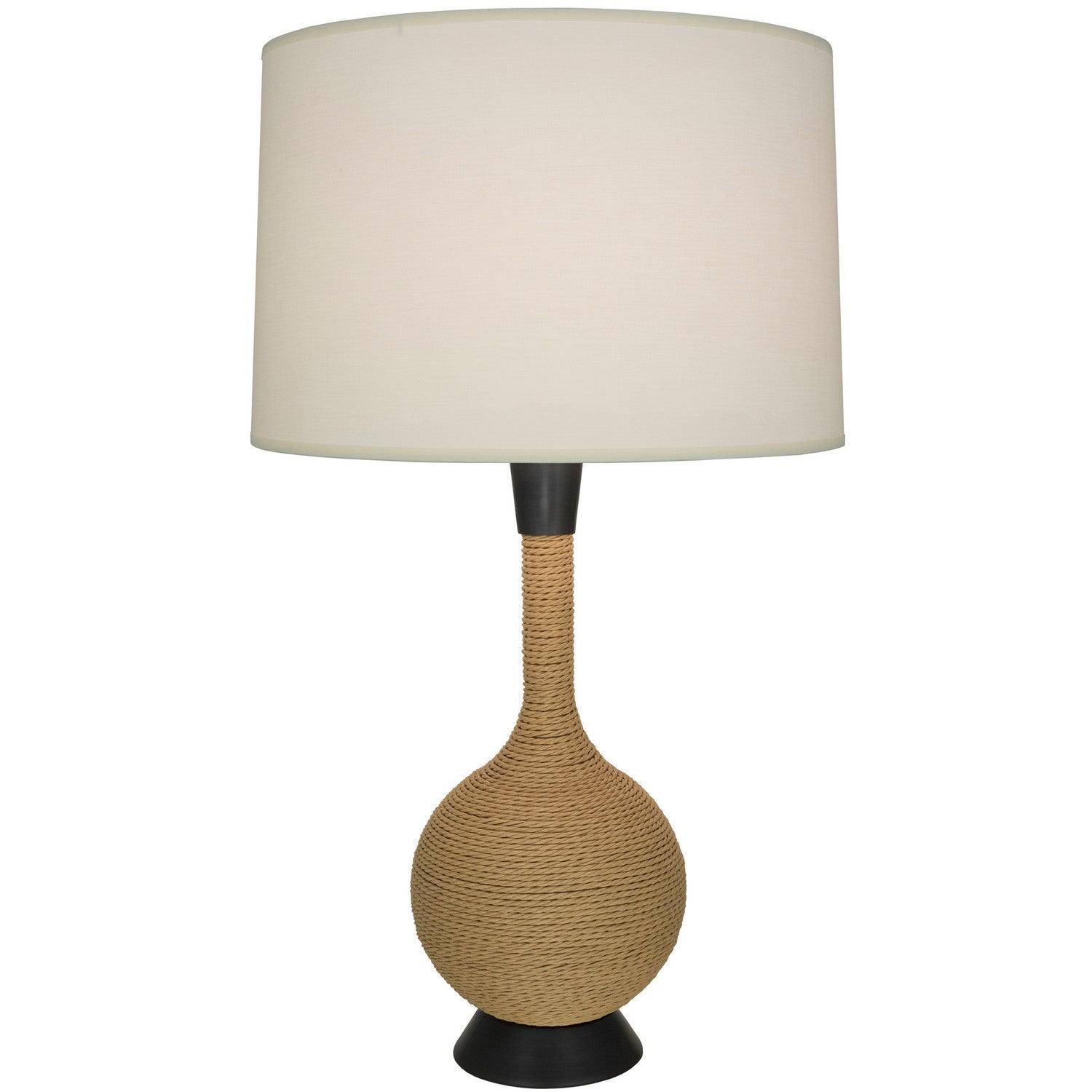 Robert Abbey - Z477 - One Light Table Lamp - Hatteras - Natural Rope w/Deep Patina Bronze