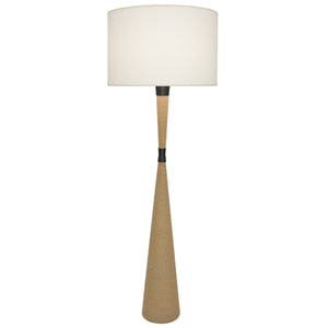 Robert Abbey - Z478 - One Light Floor Lamp - Hatteras - Natural Rope w/Deep Patina Bronze