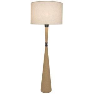 Robert Abbey - Z478X - One Light Floor Lamp - Hatteras - Natural Rope w/Deep Patina Bronze