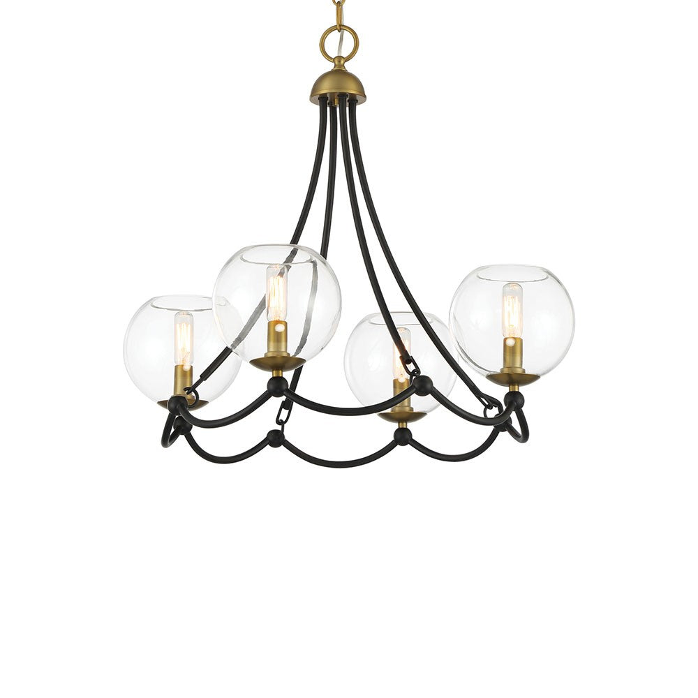 Minka-Lavery - 5065-726 - Four Light Chandelier - Kearney Park - Coal