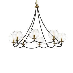Minka-Lavery - 5067-726 - Eight Light Chandelier - Kearney Park - Coal