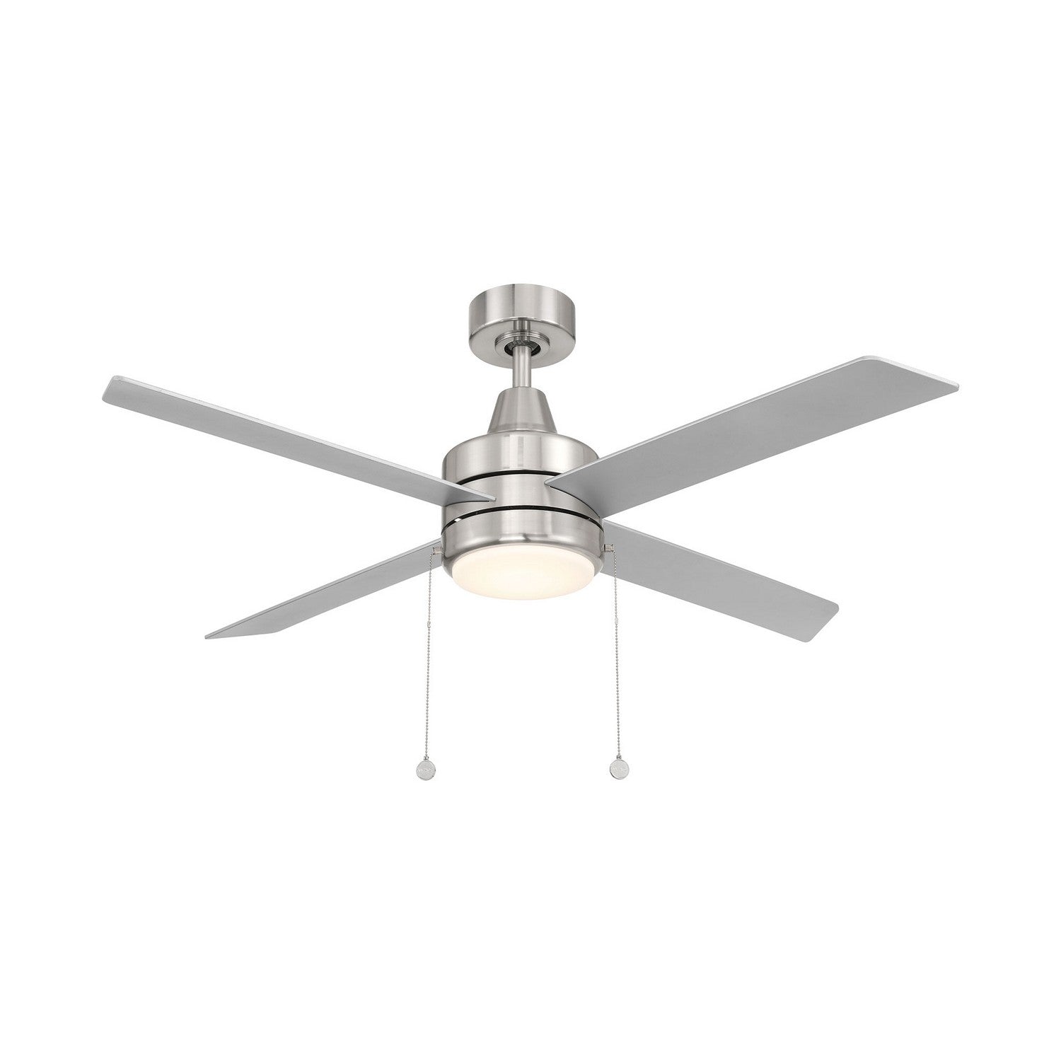 W.A.C. Lighting - F-106L-BN - LED Flush Mount Ceiling Fan - Quade - Brushed Nickel