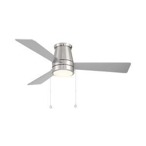 W.A.C. Lighting - F-108L-BN - LED Flush Mount Ceiling Fan - Hug - Brushed Nickel