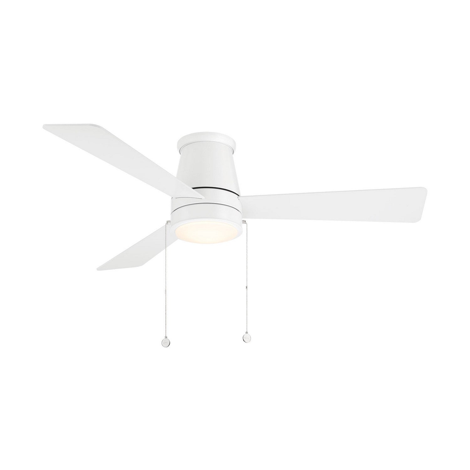 W.A.C. Lighting - F-108L-MW - LED Flush Mount Ceiling Fan - Hug - Matte White
