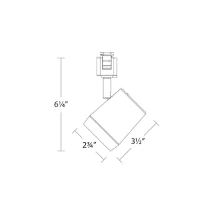 W.A.C. Lighting - H-7011-CS-BK - LED Track Luminaire - Ocularc - Black