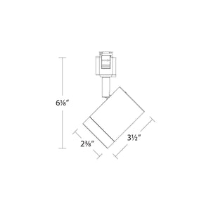 W.A.C. Lighting - H-7012-CS-BK - LED Track Luminaire - Ocularc - Black