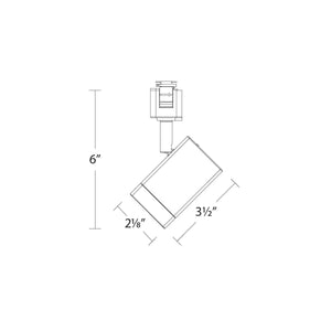 W.A.C. Lighting - H-7013-CS-WT - LED Track Luminaire - Ocularc - White