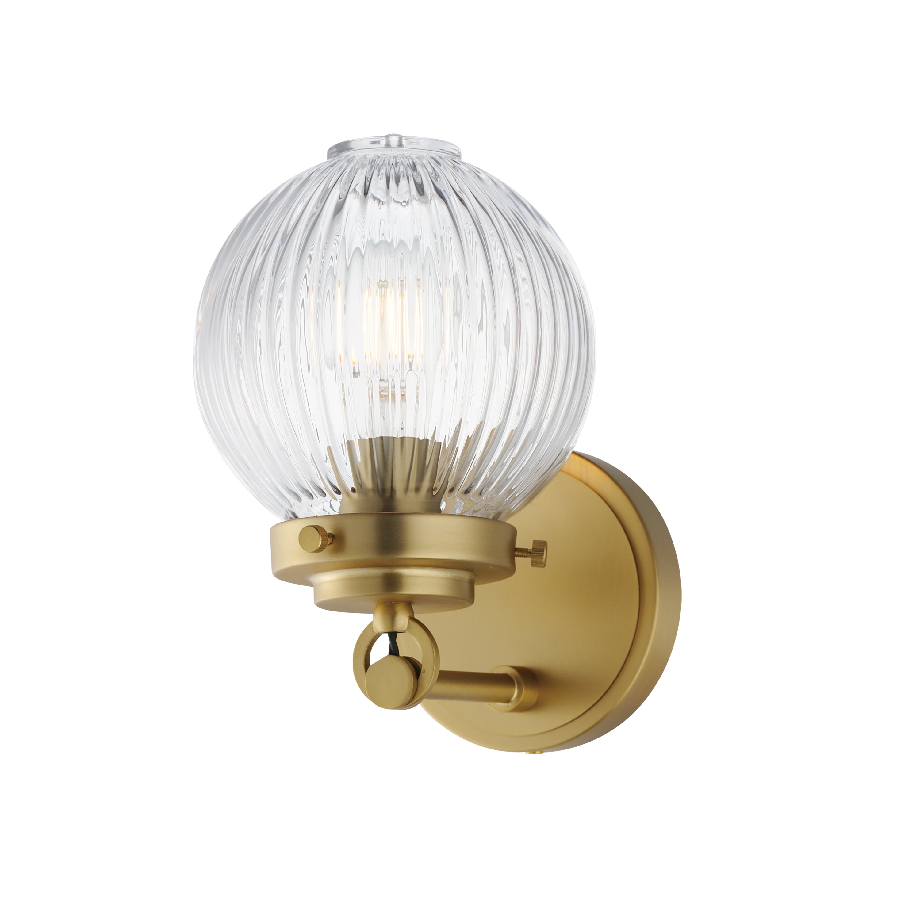 Maxim - 15191CRSBR - One Light Wall Sconce - Kasbah - Satin Brass