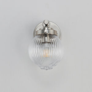 Maxim - 15191CRSN - One Light Wall Sconce - Kasbah - Satin Nickel