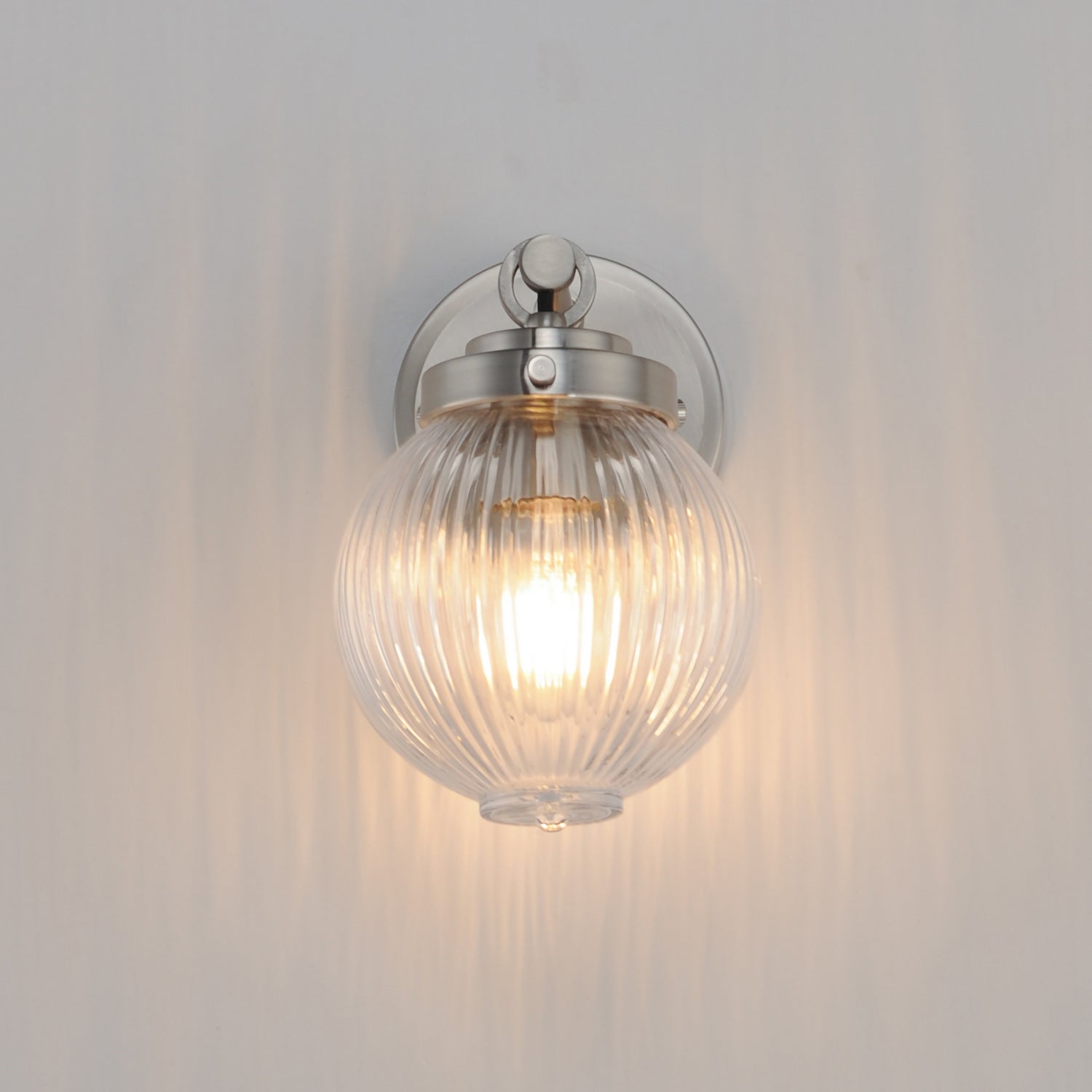 Maxim - 15191CRSN - One Light Wall Sconce - Kasbah - Satin Nickel