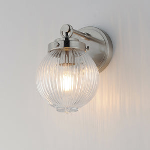 Maxim - 15191CRSN - One Light Wall Sconce - Kasbah - Satin Nickel