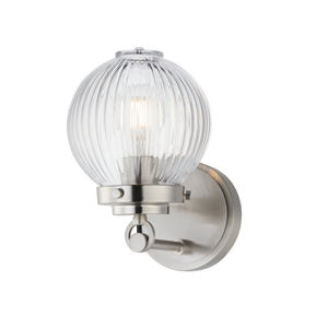 Maxim - 15191CRSN - One Light Wall Sconce - Kasbah - Satin Nickel