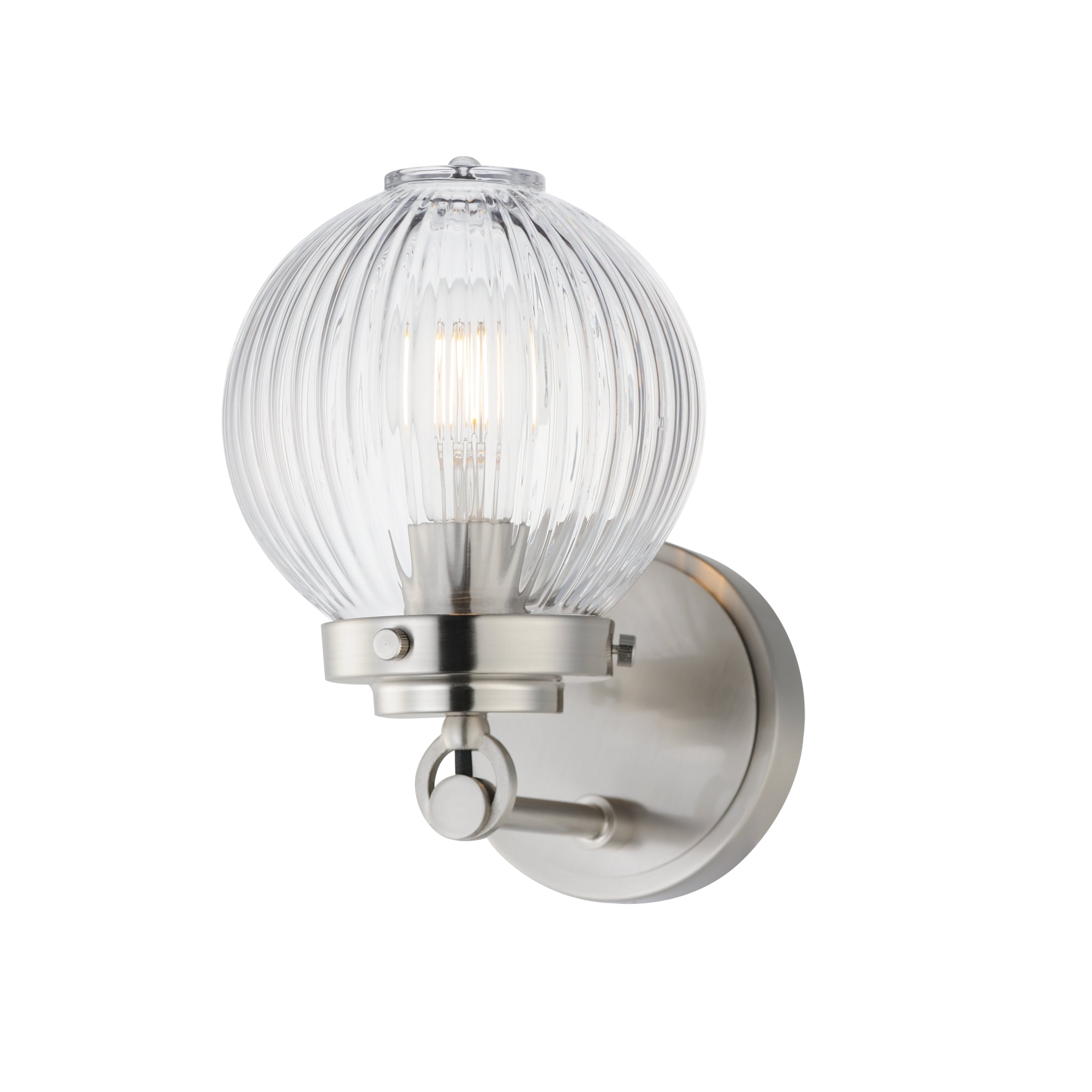 Maxim - 15191CRSN - One Light Wall Sconce - Kasbah - Satin Nickel