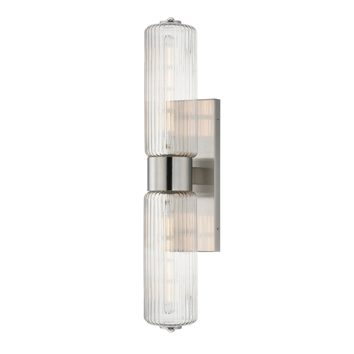 Maxim - 15192CRSN - Two Light Wall Sconce - Kasbah - Satin Nickel