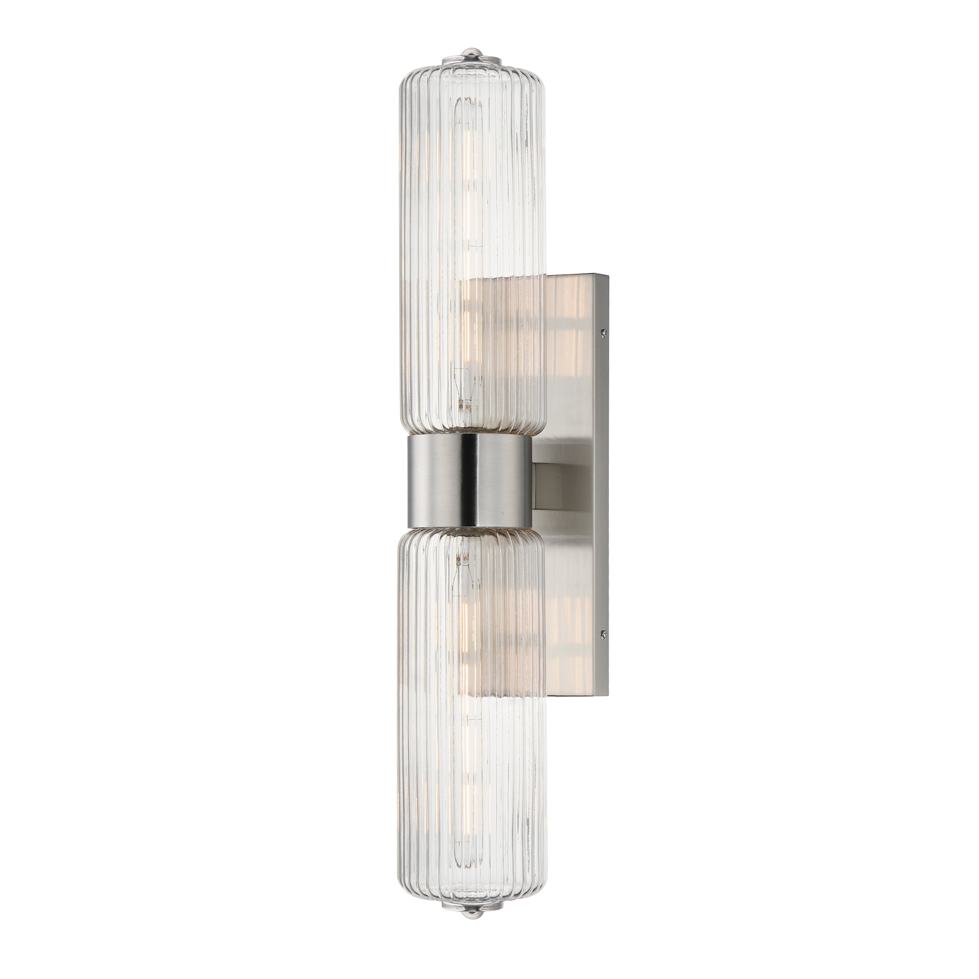 Maxim - 15192CRSN - Two Light Wall Sconce - Kasbah - Satin Nickel