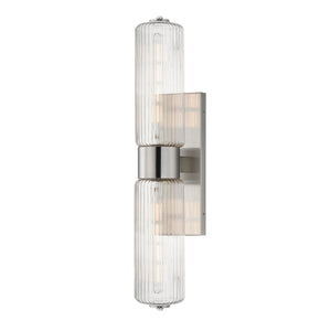Maxim - 15192CRSN - Two Light Wall Sconce - Kasbah - Satin Nickel