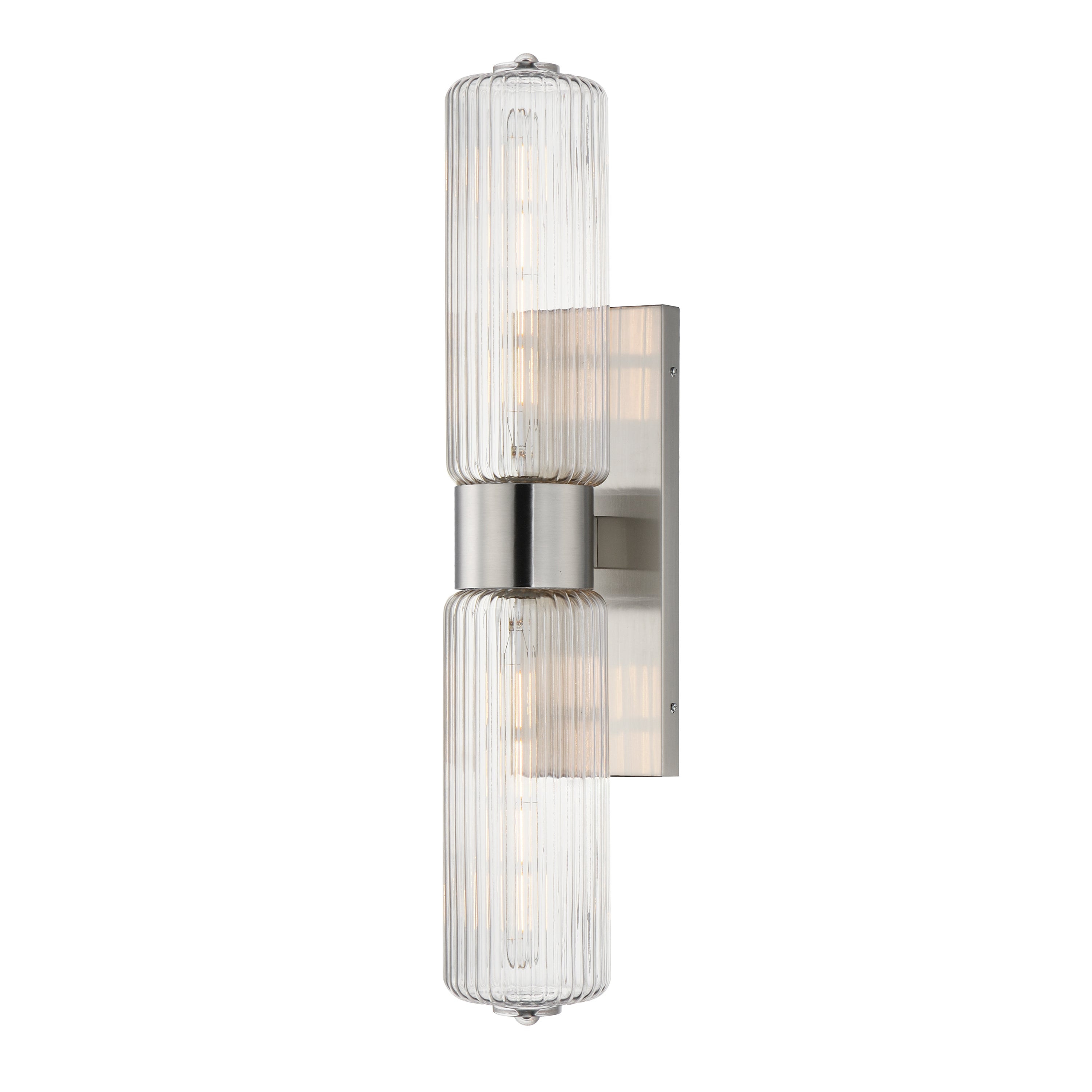 Maxim - 15192CRSN - Two Light Wall Sconce - Kasbah - Satin Nickel