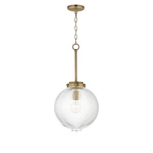 Maxim - 15194CRSBR - One Light Pendant - Kasbah - Satin Brass