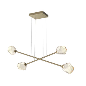 Hammerton Studio - PLB0039-M2-GB-A-CA1-L1 - LED Lantern - Gem - Gilded Brass