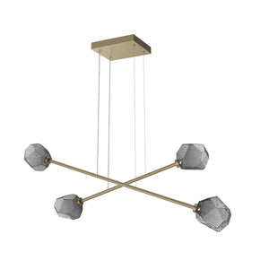 Hammerton Studio - PLB0039-M2-GB-S-CA1-L3 - LED Lantern - Gem - Gilded Brass