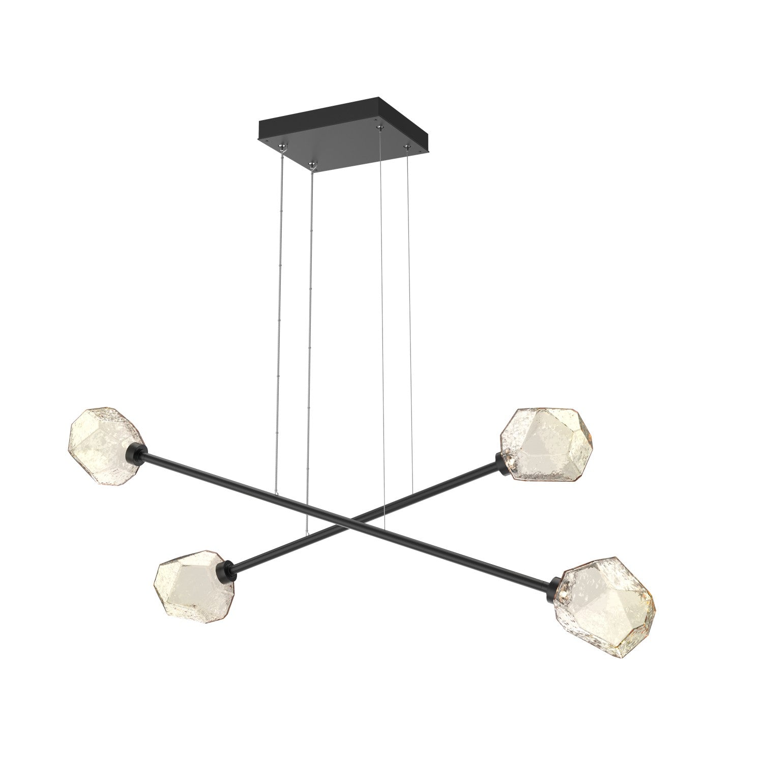 Hammerton Studio - PLB0039-M2-MB-A-CA1-L1 - LED Lantern - Gem - Matte Black