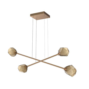 Hammerton Studio - PLB0039-M2-NB-B-CA1-L3 - LED Lantern - Gem - Novel Brass