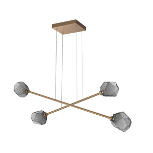 Hammerton Studio - PLB0039-M2-NB-S-CA1-L1 - LED Lantern - Gem - Novel Brass