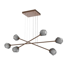 Hammerton Studio - PLB0039-M3-BB-S-CA1-L1 - LED Lantern - Gem - Burnished Bronze