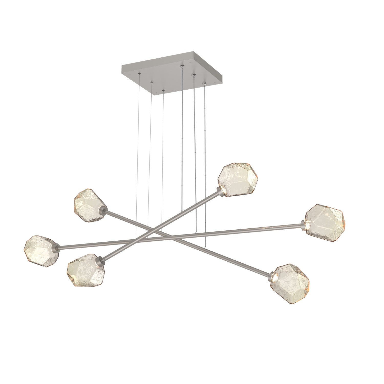 Hammerton Studio - PLB0039-M3-BS-A-CA1-L1 - LED Lantern - Gem - Beige Silver