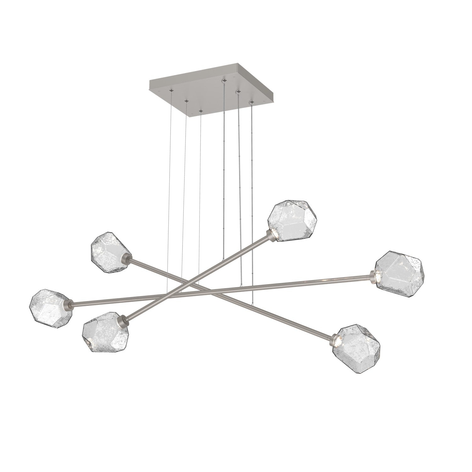 Hammerton Studio - PLB0039-M3-BS-C-CA1-L3 - LED Lantern - Gem - Beige Silver