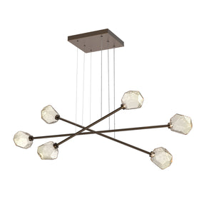 Hammerton Studio - PLB0039-M3-FB-A-CA1-L1 - LED Lantern - Gem - Flat Bronze