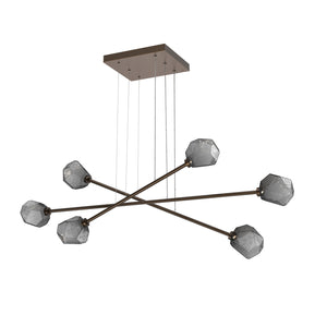 Hammerton Studio - PLB0039-M3-FB-S-CA1-L3 - LED Lantern - Gem - Flat Bronze