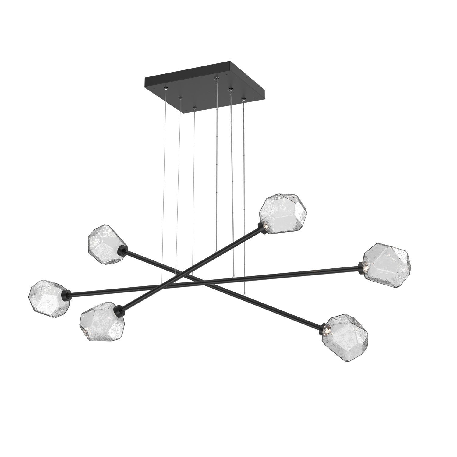 Hammerton Studio - PLB0039-M3-MB-C-CA1-L1 - LED Lantern - Gem - Matte Black