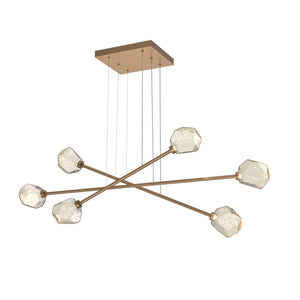 Hammerton Studio - PLB0039-M3-NB-A-CA1-L1 - LED Lantern - Gem - Novel Brass
