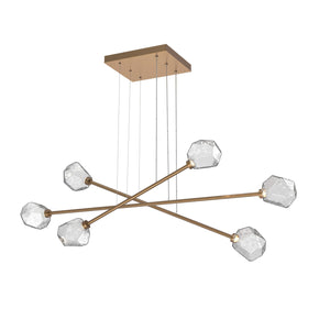 Hammerton Studio - PLB0039-M3-NB-C-CA1-L1 - LED Lantern - Gem - Novel Brass