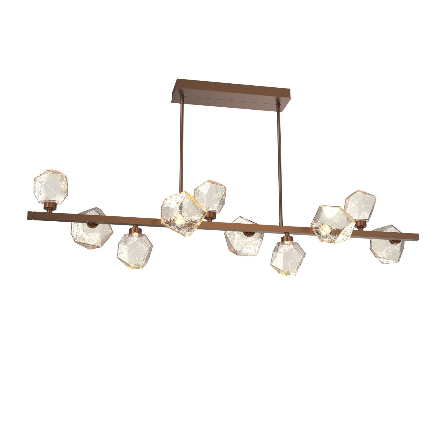 Hammerton Studio - PLB0039-T0-BB-A-001-L1 - LED Lantern - Gem - Burnished Bronze