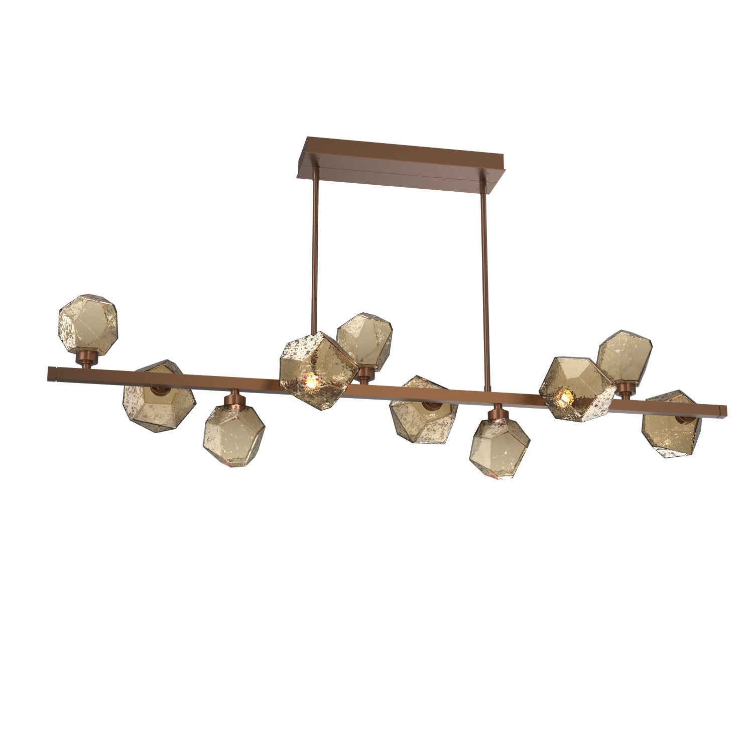 Hammerton Studio - PLB0039-T0-BB-B-001-L1 - LED Lantern - Gem - Burnished Bronze