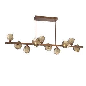 Hammerton Studio - PLB0039-T0-BB-B-001-L3 - LED Lantern - Gem - Burnished Bronze